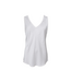 Black Colour Mabel Double V-Neck Top - Off White