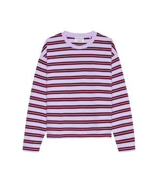 Catwalk Junkie Striped Long Sleeve - Lavender Frost
