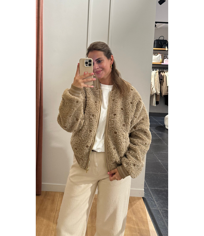 Nukus Henny Jacket Dots - Sand