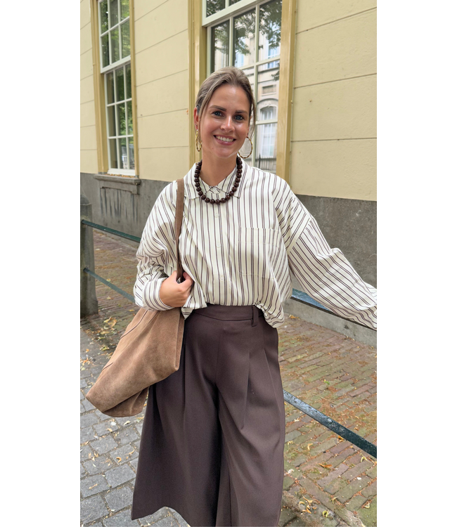 Catwalk Junkie Tuck In Blouse - Cream