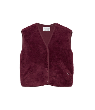 Catwalk Junkie Teddy Bodywarmer - Merlot