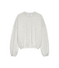 Catwalk Junkie Oversized Graphic Sweater - Light Grey Melange