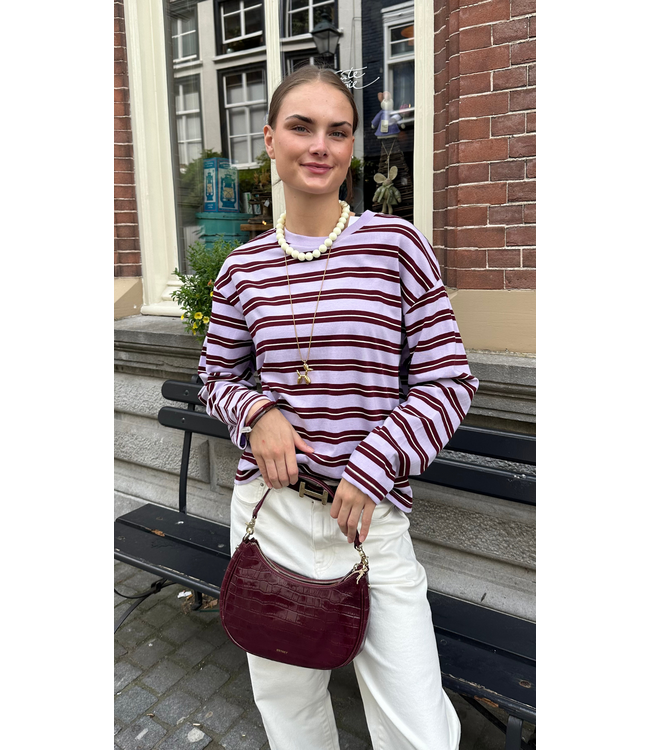 Catwalk Junkie Striped Long Sleeve - Rhapsody