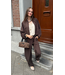 Moss Copenhagen Zein Esteriane High Waist Pants - Hot Fudge
