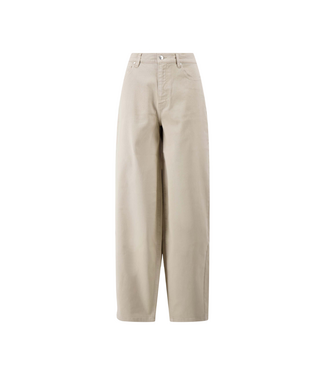 Zusss Barrel Trousers with Stretch - Soft Sand