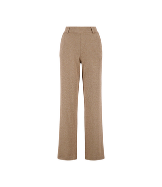 Zusss Herringbone Trousers with Stretch - Dark Taupe/Beige