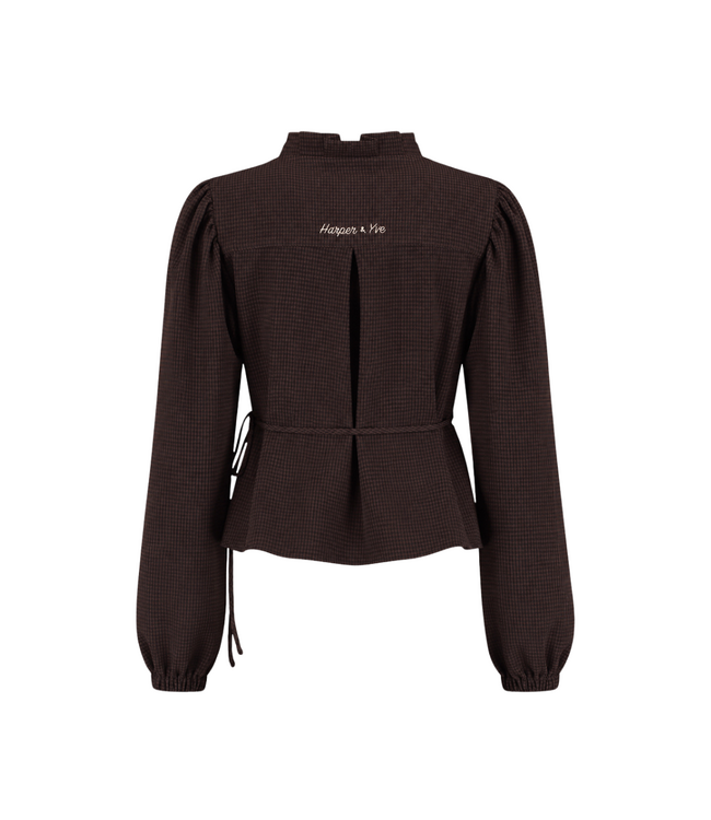 Harper & Yve Debby Longsleeve - Hot Fudge