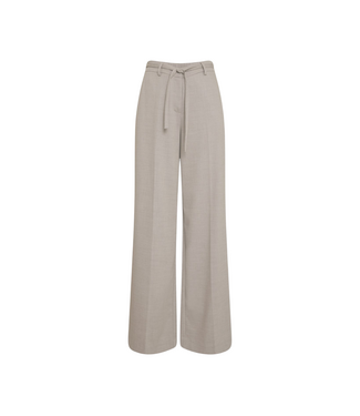 MSCH COPENHAGEN Marceli High Waist Pants Long - Warm Light Grey Melange