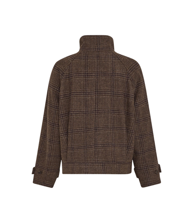 MSCH COPENHAGEN Amaranda Jacket CHK - Hot Fudge/Rubbe