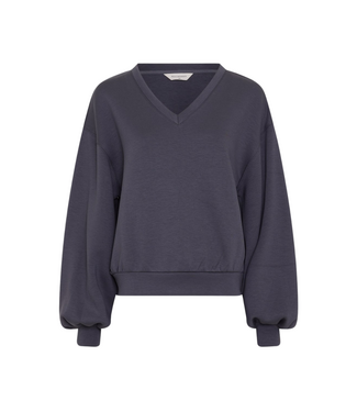 MSCH COPENHAGEN Brionna Ima Q V Sweatshirt - India Ink