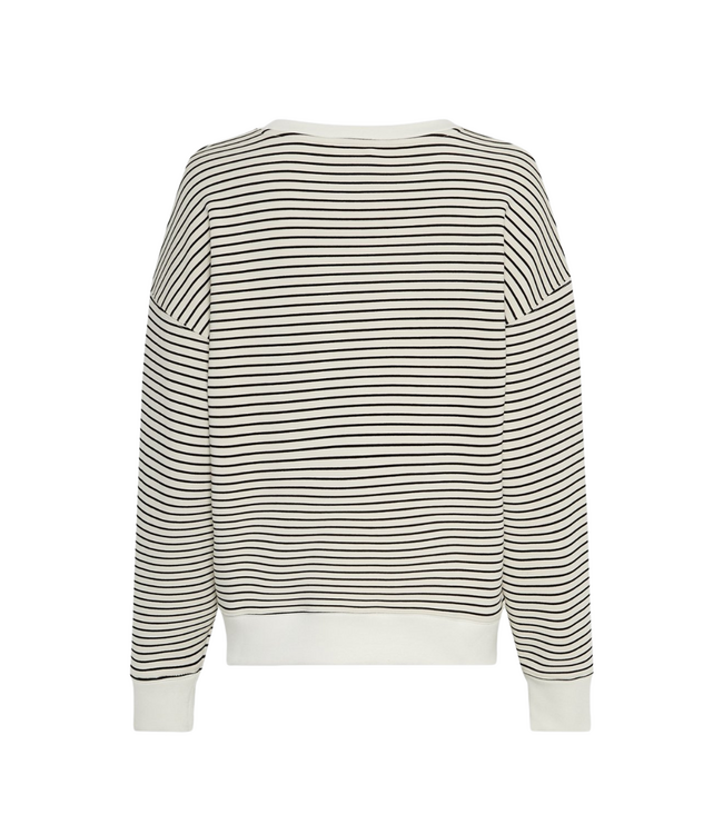 MSCH COPENHAGEN Ima Q Sweatshirt - Oatmeal/Black