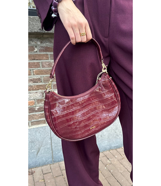 DSTRCT Croco Square 033030.55 - Burgundy