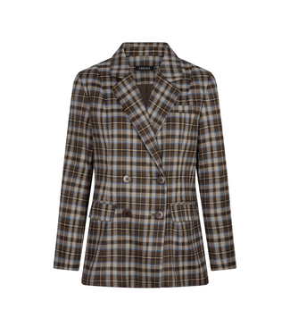 Ydence Blazer Novalee - Brown/Blue Check