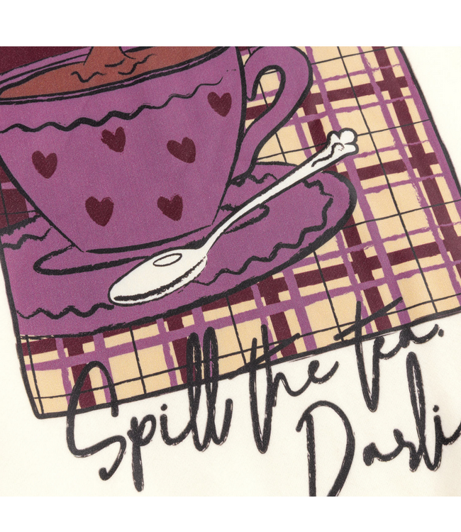 Ydence Sweater Spill The Tea - Ecru
