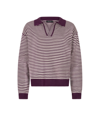 Ydence Knitted Sweater Eleanor - Plum