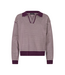 Ydence Knitted Sweater Eleanor - Plum