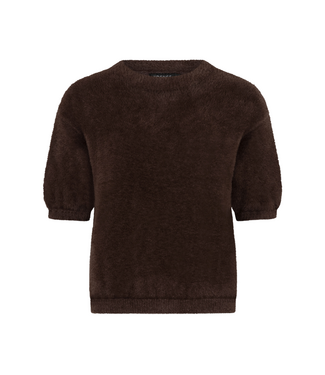 Ydence Knitted Top Mary - Dark Brown