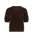 Ydence Knitted Top Mary - Dark Brown