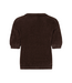 Ydence Knitted Top Mary - Dark Brown