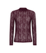 Ydence Top Roberta - Aubergine