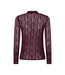 Ydence Top Roberta - Aubergine