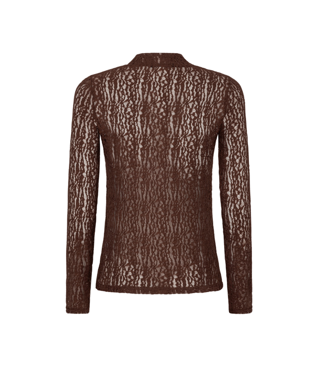 Ydence Top Roberta - Brown