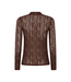 Ydence Top Roberta - Brown