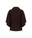 Zusss V-Neck Butterfly Sleeve Sweater - Dark Choco