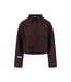 Zusss Balloon Blouse Long Sleeve - Dark Choco
