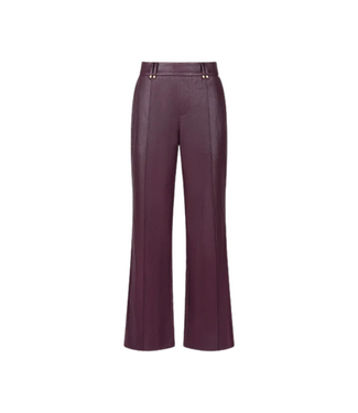Nukus Jill Pants Pu - Cherry