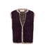 Nukus Lana Gilet - Cherry/Taupe