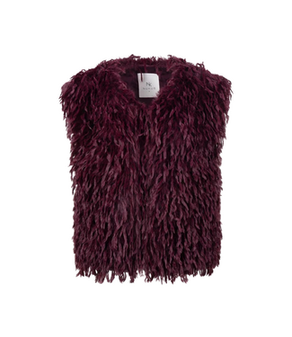 Nukus Mila Gilet Feather - Cherry