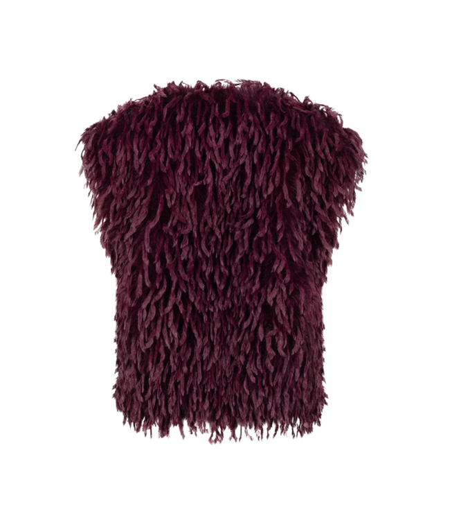 Nukus Mila Gilet Feather - Cherry