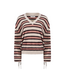 Nukus Kim Pullover Stripe - Sand/Rose