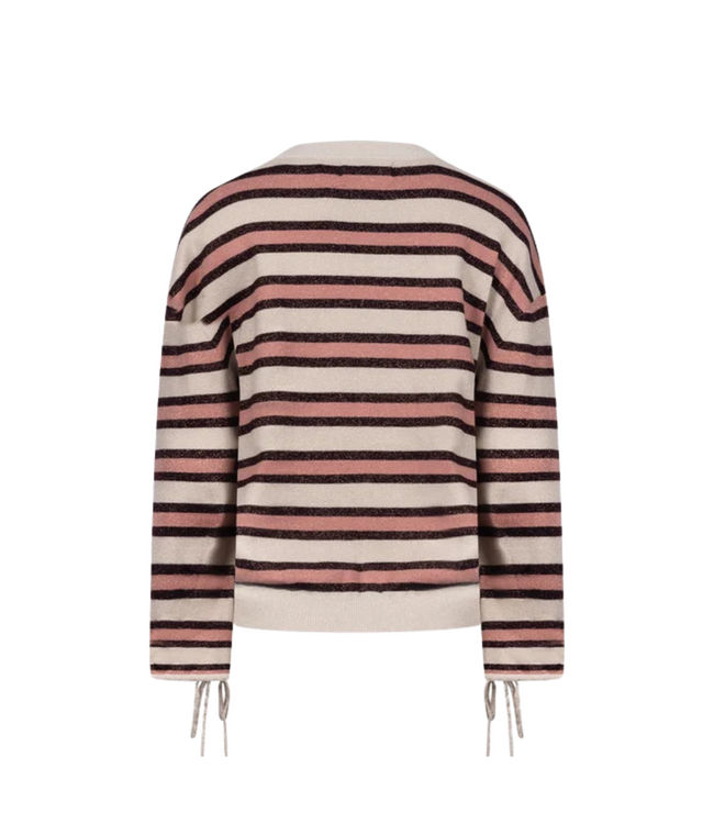 Nukus Kim Pullover Stripe - Sand/Rose