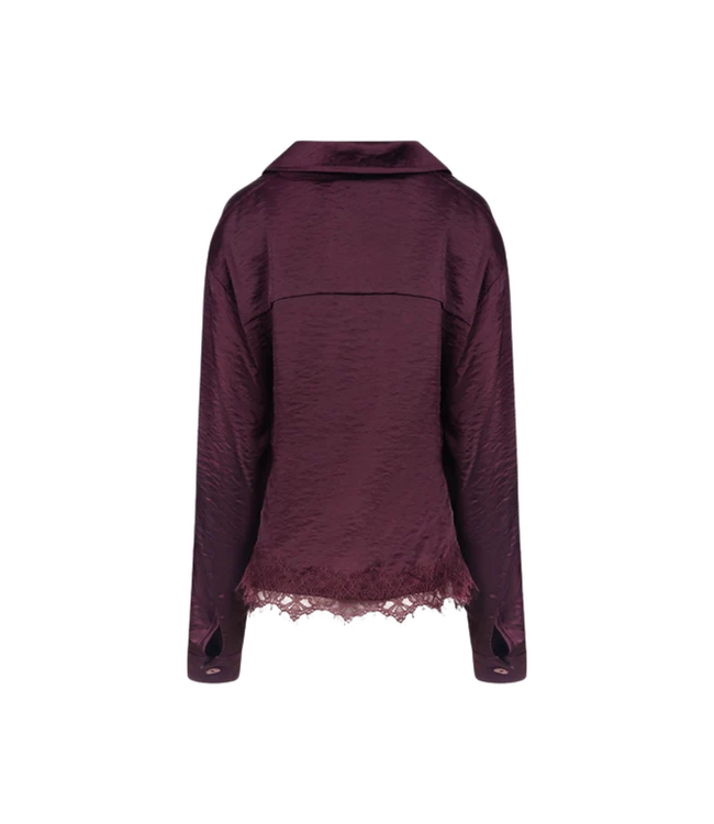 Nukus Amy Blouse Lace - Cherry