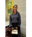 MSCH COPENHAGEN Brionna Ima Q V Sweatshirt - India Ink