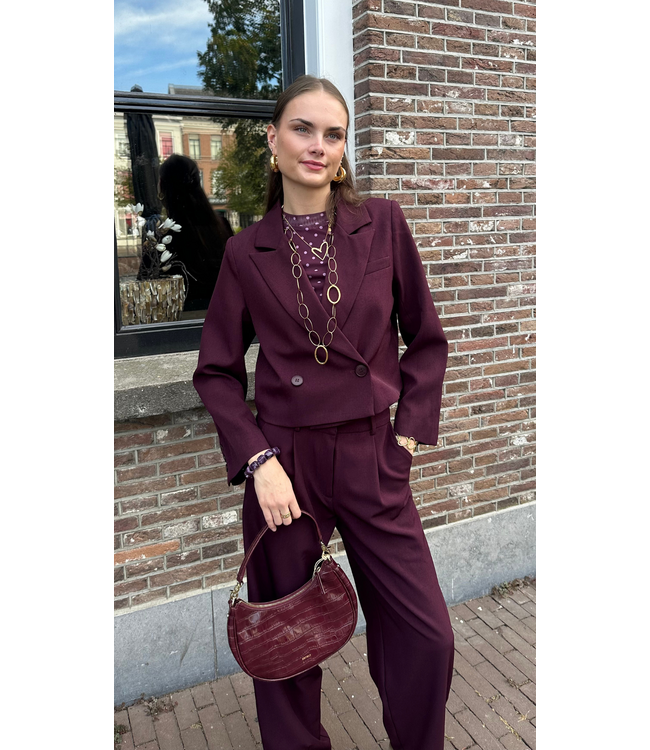 Ydence Blazer Ayla - Aubergine