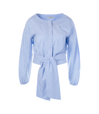 JcSophie Rachel Blouse - Light Blue Stripes