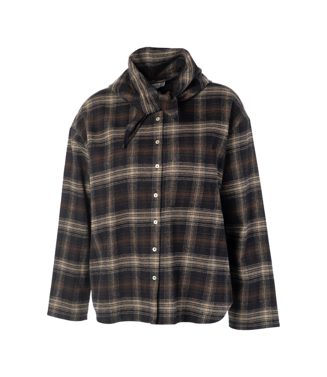 JcSophie Reece Blouse - Brown Check