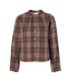 JcSophie Rebel Blouse - Light Brown Check