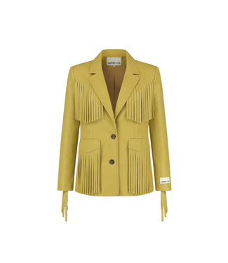 Harper & Yve Casey Blazer - Dirty Mustard
