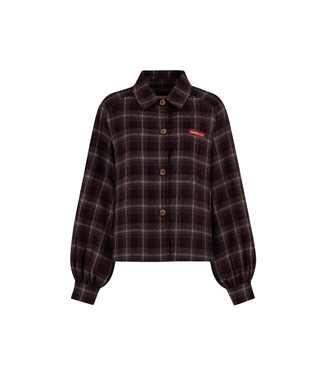 Harper & Yve Rylee Coat - Tipsy Red Check