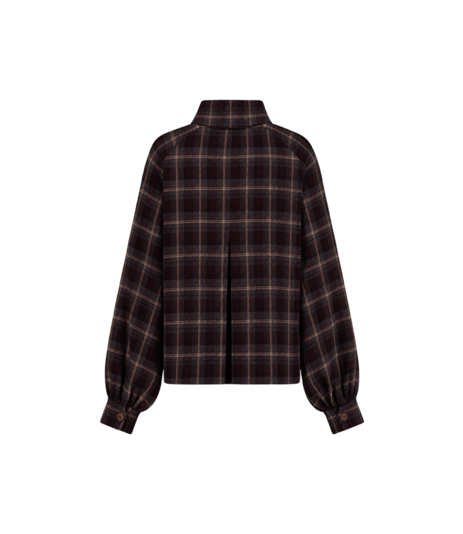 Harper & Yve Rylee Coat - Tipsy Red Check