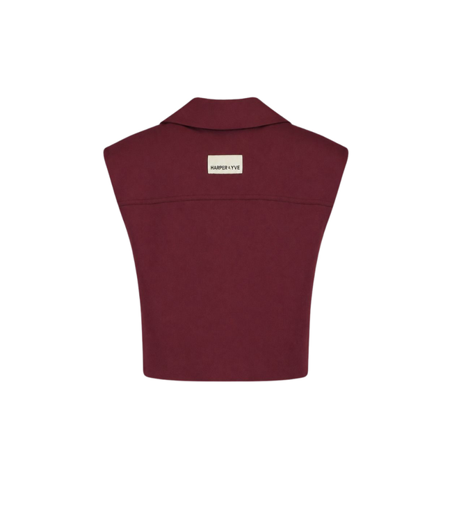 Harper & Yve Esmee Gilet - Tipsy Red