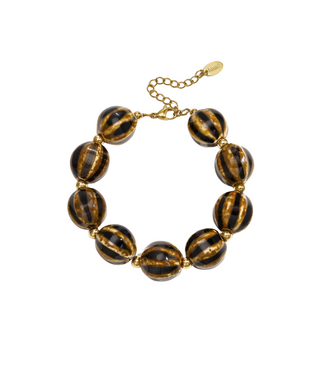 Armband Beads Tiger - Brown