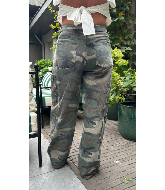 Color Club Broek Army - Army Green