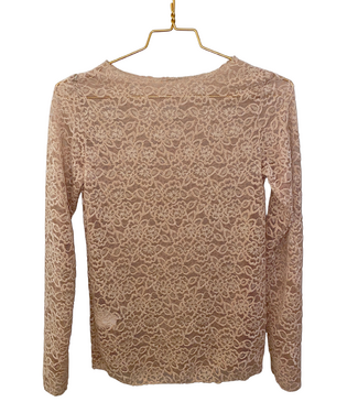 Mae Lace Top - Salmon Pink