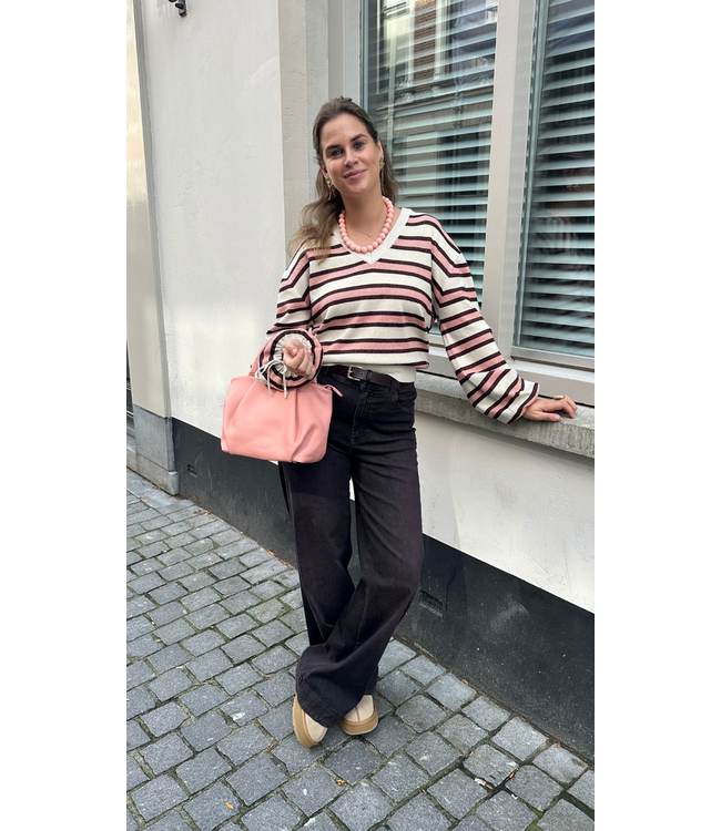 Nukus Abby Pants Denim - Cherry