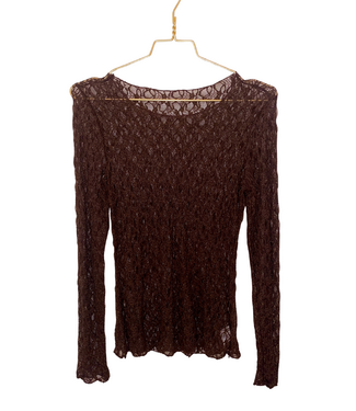 Tess Lace Top - Dark Brown